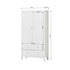 HANS Cabinet doors for wardrobes, white